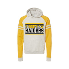 Ridgeview Middle School - JERZEES - Nublend® Varsity Colorblocked Raglan Hooded Sweatshirt