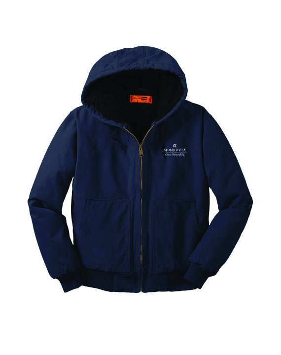 Monrovia - Washed Duck Cloth Insulated Hooded Work Jacket