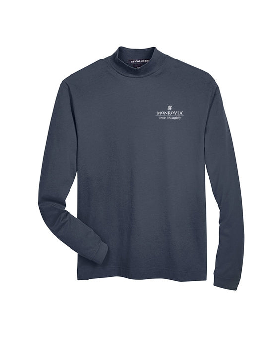 Monrovia - Sueded Cotton Jersey Mock Turtleneck