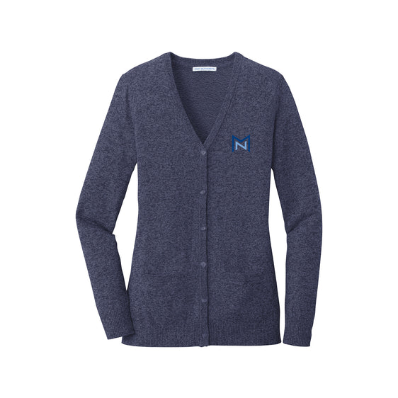 Maloney + Novotny LLC - Ladies Marled Cardigan Sweater