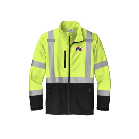 Construction Services Group - CornerStone® ANSI 107 Class 3 Soft Shell Jacket