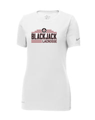 Blackjack Elite Lacrosse - Nike Dri-FIT Cotton/Poly Scoop Neck Tee