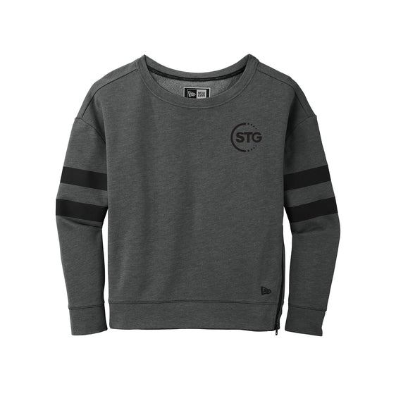 STG Logistics - New Era  Ladies Tri-Blend Fleece Varsity Crew