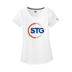 STG Logistics - New Era Ladies Series Performance Scoop Tee