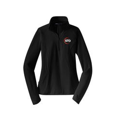 STG Logistics - Sport-Tek Ladies Sport-Wick Stretch 1/2-Zip Pullover