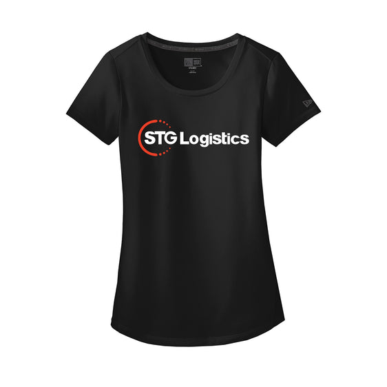 STG Logistics - New Era Ladies Series Performance Scoop Tee