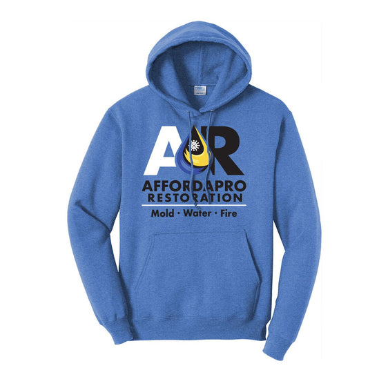 Affordapro Restoration - Port & Company Core Fleece Pullover Hooded Sweatshirt