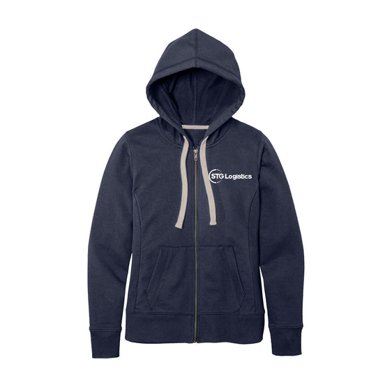 STG Logistics - District Women's Re-Fleece Full-Zip Hoodie