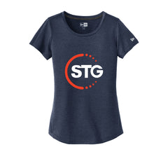 STG Logistics - New Era Ladies Series Performance Scoop Tee