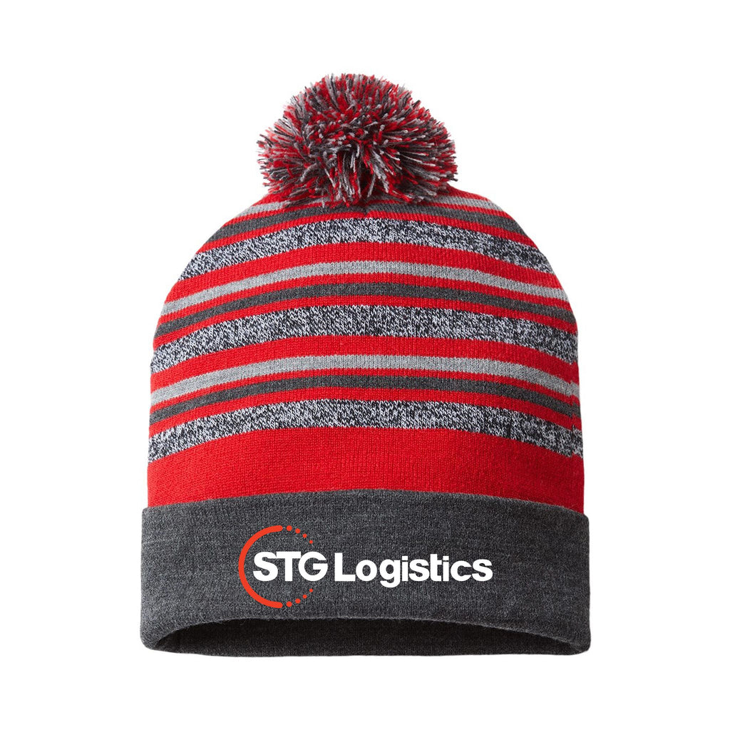 STG Logistics - CAP AMERICA - USA-Made Striped Beanie