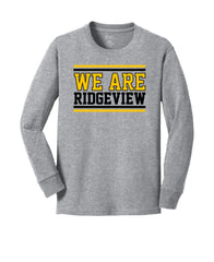 Ridgeview Middle School - Port & Company Youth Long Sleeve 5.4 oz. 100% Cotton T-Shirt