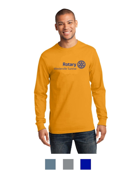 Westerville Sunrise Rotary - Port & Company Long Sleeve Essential Tee