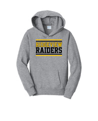 Ridgeview Middle School - Port & Company Youth Fan Favorite Fleece Pullover Hooded Sweatshirt