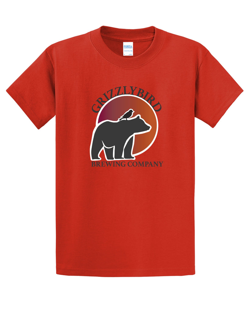 GrizzlyBird Brewing Company - Port & Company Tall Essential T-Shirt