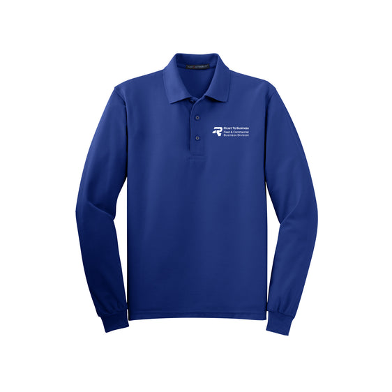 Ricart to Business - Silk Touch™ Long Sleeve Polo