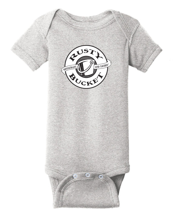 Rusty Bucket A&I - Rabbit Skins Infant Short Sleeve Baby Rib Bodysuit - RS4400