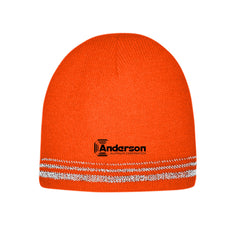 Anderson Aluminum Corporation - CornerStone Lined Enhanced Visibility with Reflective Stripes Beanie