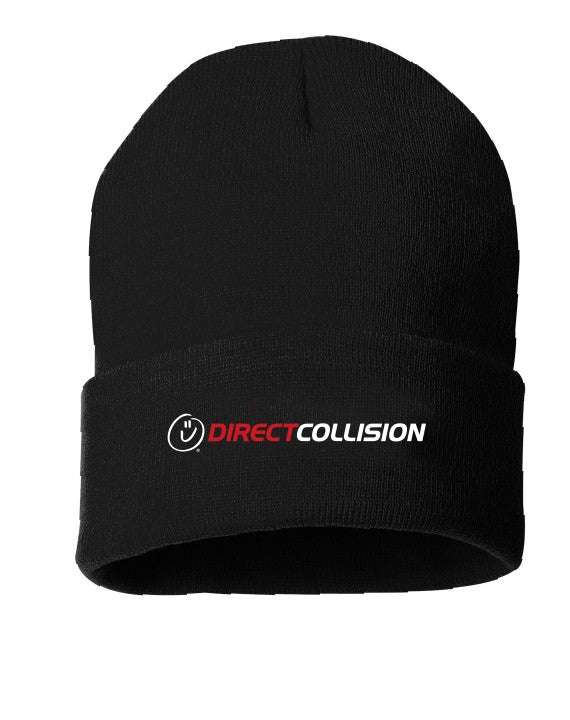 Direct Collision - Sportsman 12" Solid Knit Beanie
