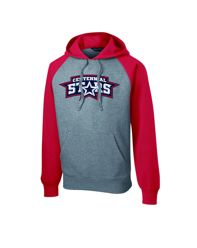 Centennial High School - Sport-Tek Raglan Colorblock Pullover Hooded Sweatshirt