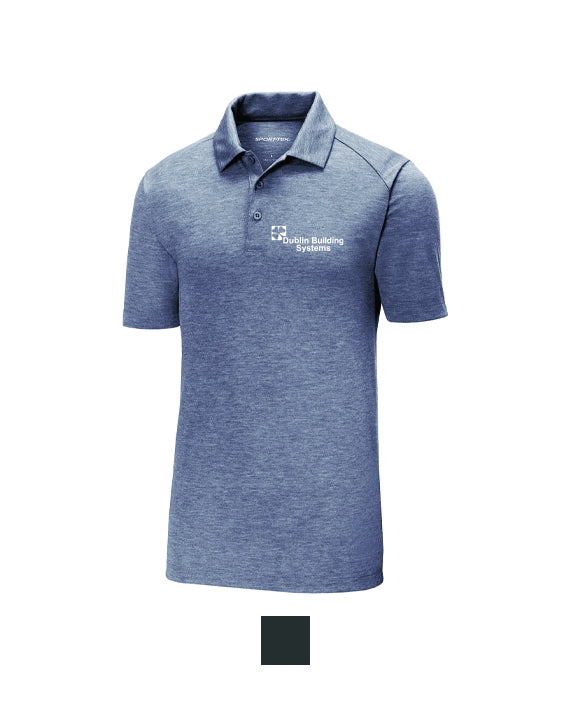 Dublin Building Systems - Sport-Tek PosiCharge Tri-Blend Wicking Polo