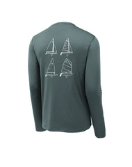 Hoover Sailing Club - Sport-Tek Posi-UV Pro Long Sleeve Tee
