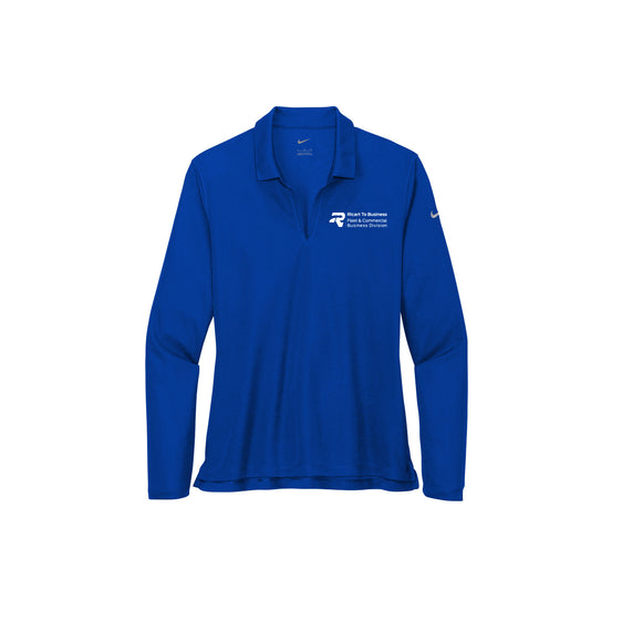 Ricart to Business - Nike Ladies Dri-FIT Micro Pique 2.0 Long Sleeve Polo