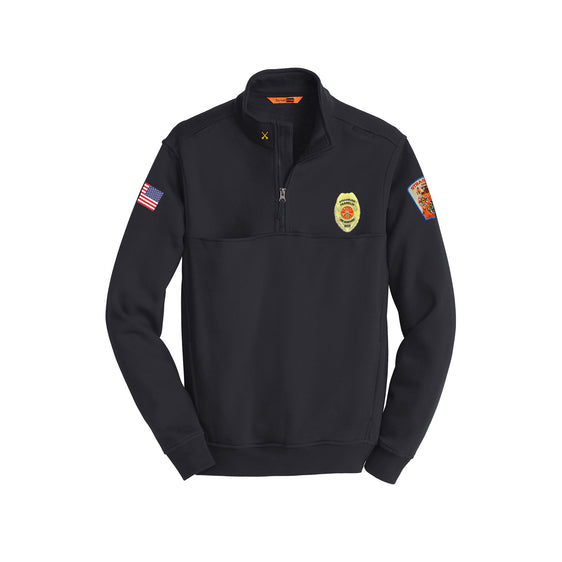 Strasburg Fire Department Captains - 1/2-Zip Job Shirt