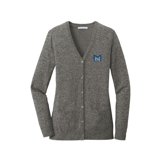Maloney + Novotny LLC - Ladies Marled Cardigan Sweater