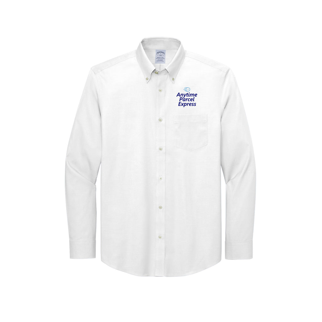 Anytime Parcel Express - Brooks Brothers® Wrinkle-Free Stretch Pinpoint Shirt