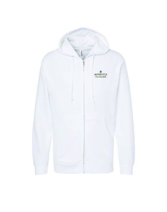 Monrovia - Mid-weight Full-Zip Hooded Sweatshirt