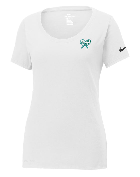 Lakes Golf & Country Club - Nike Dri-FIT Cotton/Poly Scoop Neck Tee